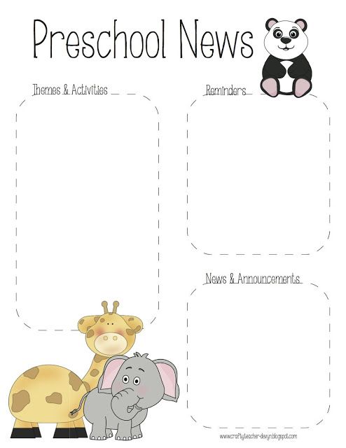 90 best Newsletters images on Pinterest Newsletter ideas - preschool newsletter template 90 best Newsletters images on Pinterest Newsletter ideas - preschool newsletter template