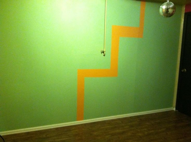 Frog Tape Wall Paint Design Ideas With Tape More fun wall designs created with some leftover paints & frog tape