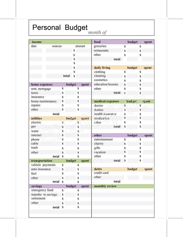 10 Budget Templates That Will Make You Stop Stressing Monthly