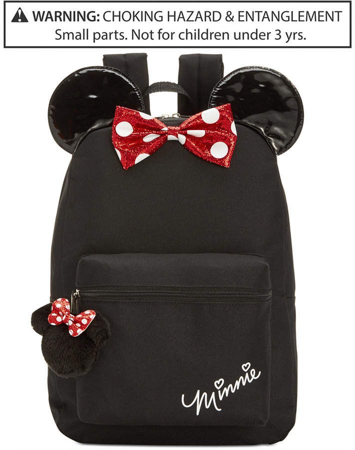 Baby girls backpacks kids kindergarten mickey ears princess bags diamond rivets
