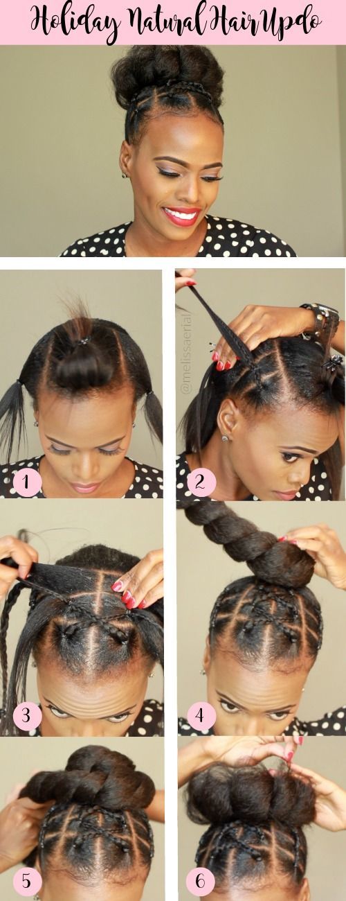Braided protecting and classy pure hair updo for the vacations Braided protecting and classy pure hair updo for the vacations