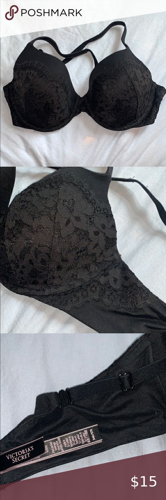 Victoria’s Secret black lacey bra | Lacey bra, Bra, Victoria’s secret