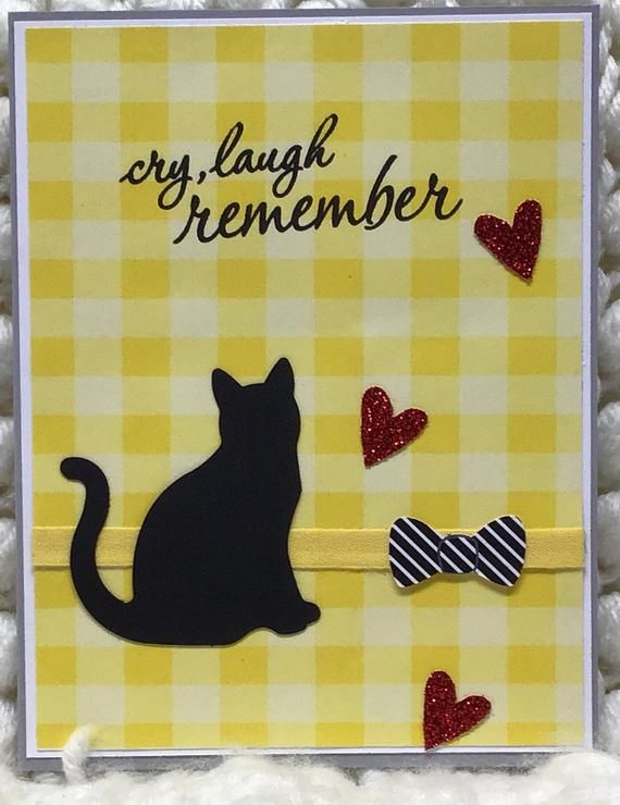 Cat Sympathy Card Sympathy cards, Pet sympathy cards, Cat sympathy Cat Sympathy Card Sympathy cards, Pet sympathy cards, Cat sympathy