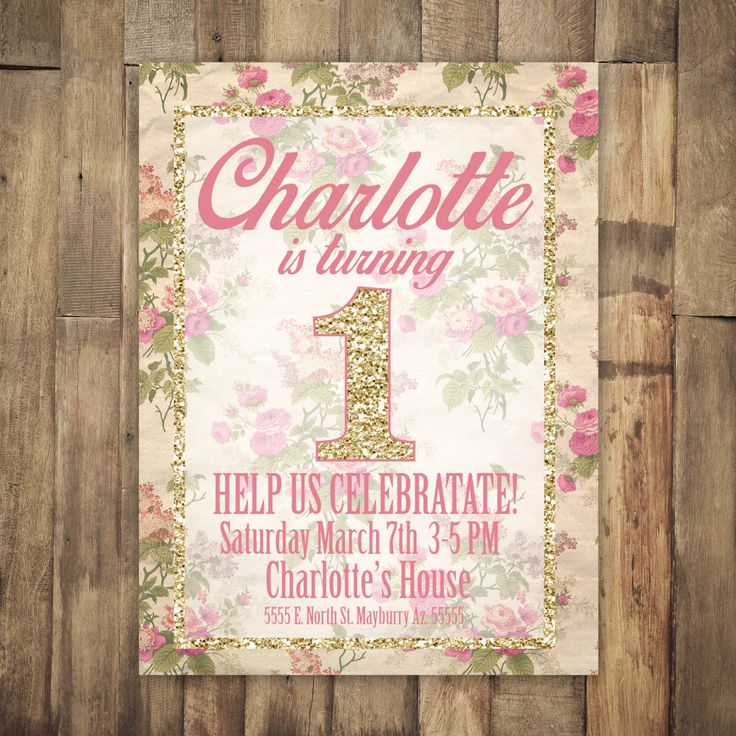 vintage birthday invitations