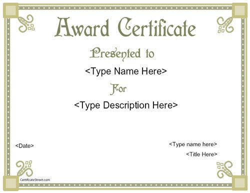 21 best special certificates images on pinterest certificate free free printable certificates for students