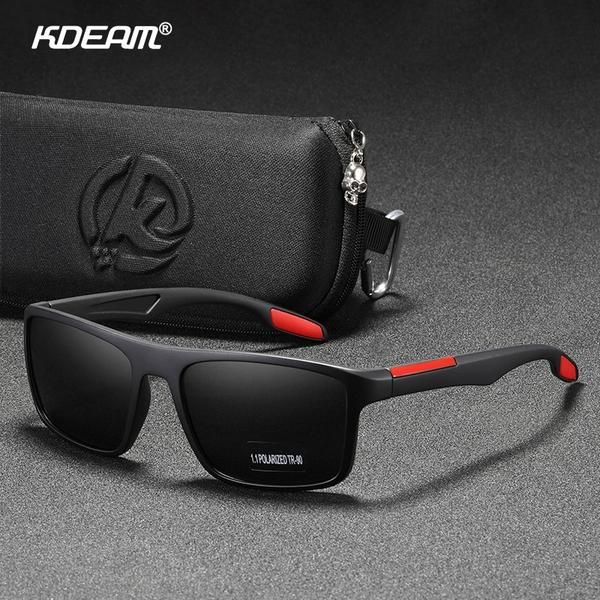 KDEAM Men Polarized Sport TR90 Sunglasses Women Outdoor Driving Summer Glasses