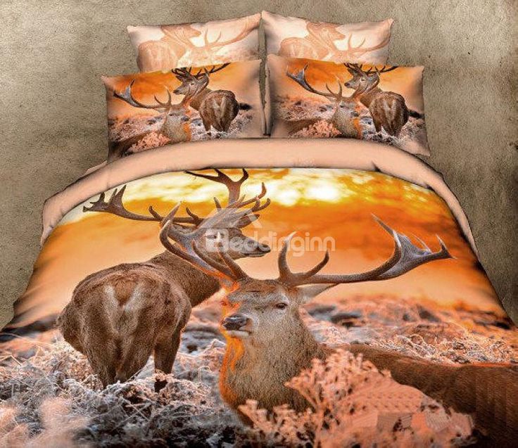 155 best 3d bedding images on pinterest bedding sets bedspreads deer print sheets