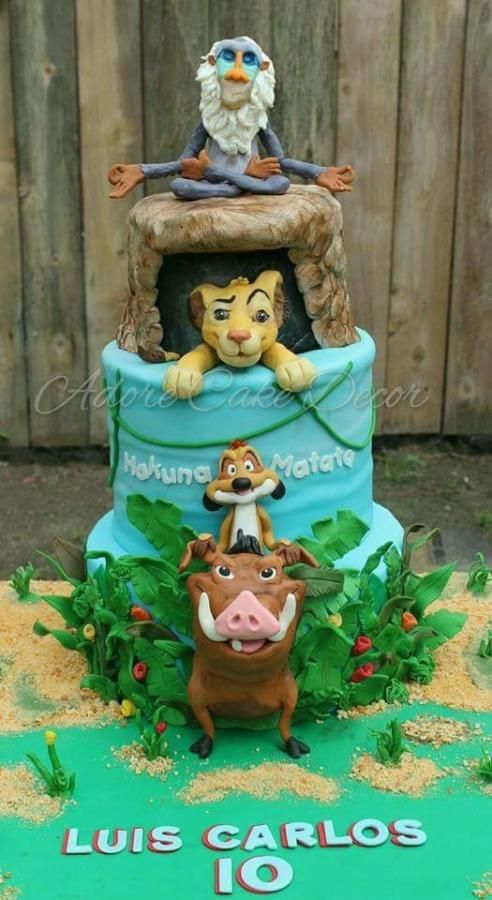 217 best cake disney lion king images on Pinterest ...