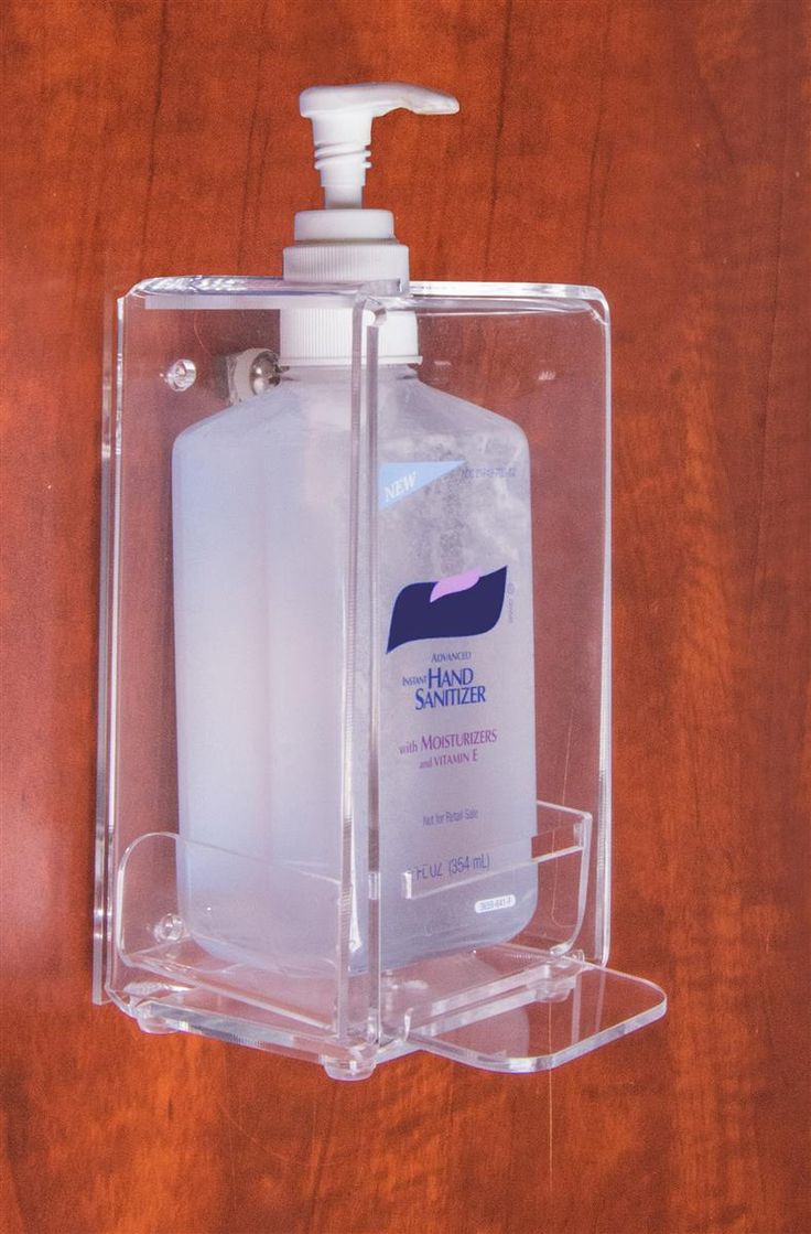 Wall Mounted Touchless Stainless Steel Sanitizer Soap Holder