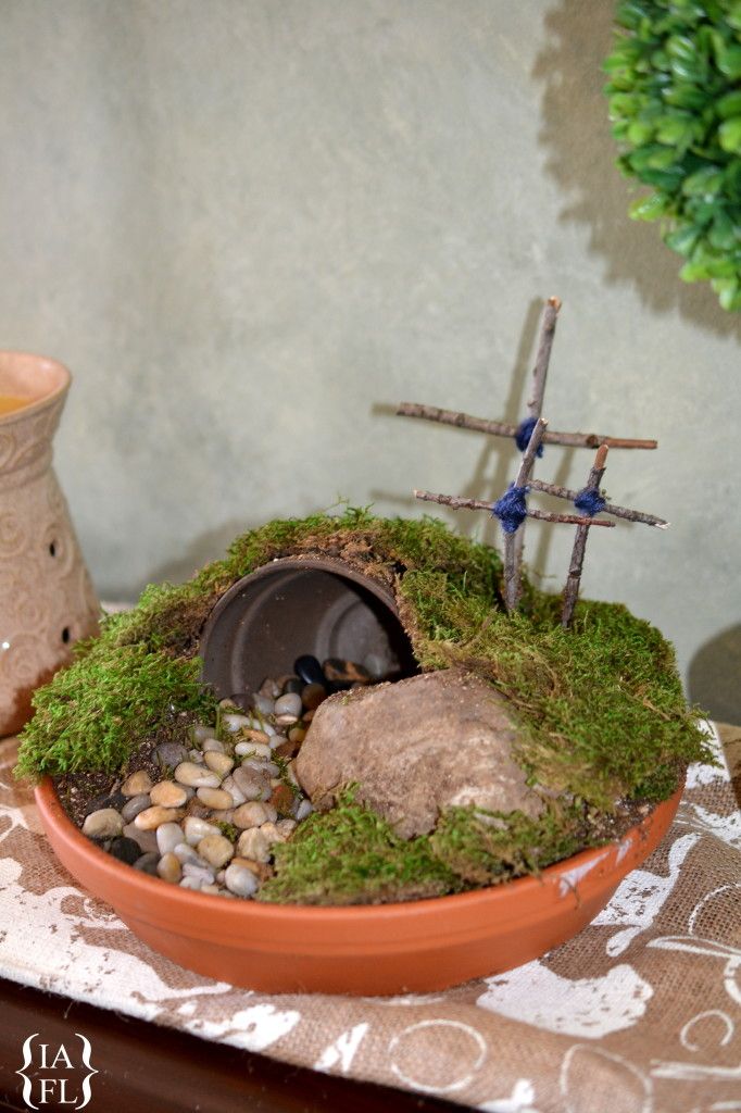 Easter Garden Craft Ideas Part - 17: Easter DIY Craft - How To Make A Resurrection Garden - Itu0026 A Fabulous Life