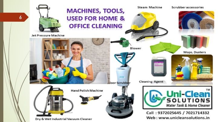 Professional Home Cleaner Use Equipments For Daily Work And Faster