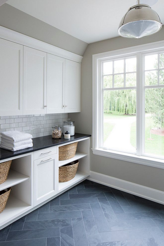 105 Best Laundry Images On Pinterest Room Entrance Hall Herringbone Tile Slates In Laundry Room Design By Interior Danielle Loven