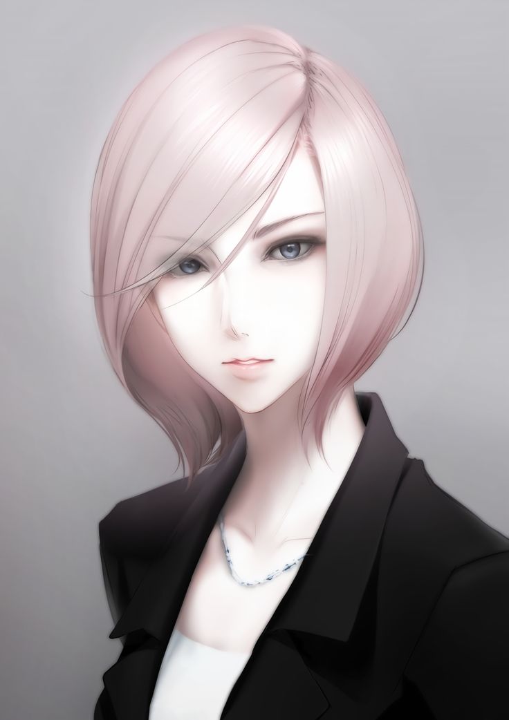 Anime girls with short blonde hair