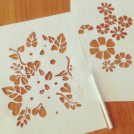 stensil print