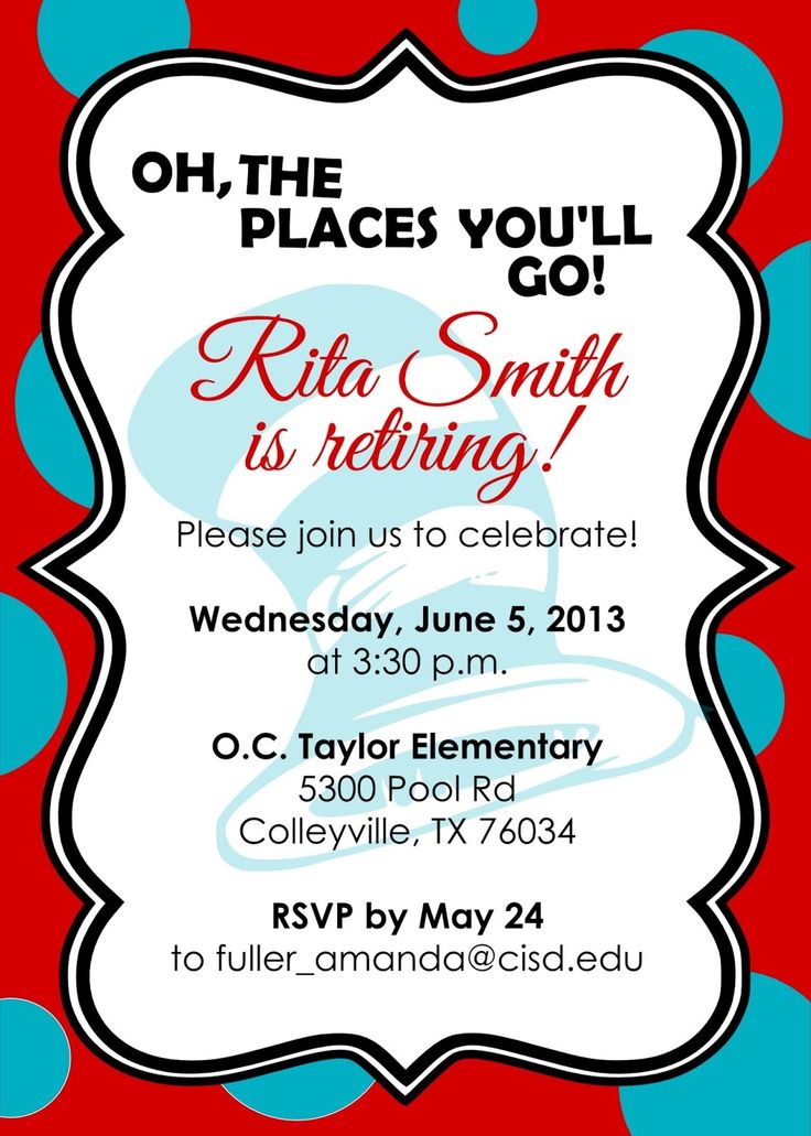10 best Retirement invites images on Pinterest Retirement party - best of free invitation templates for retirement party 10 best Retirement invites images on Pinterest Retirement party - best of free invitation templates for retirement party