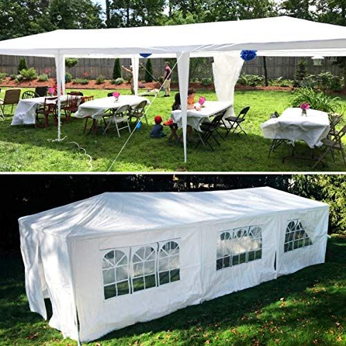 Heavy Duty Outdoor Canopy, 10x30 ft Party Gazebo Wedding Tent Storage