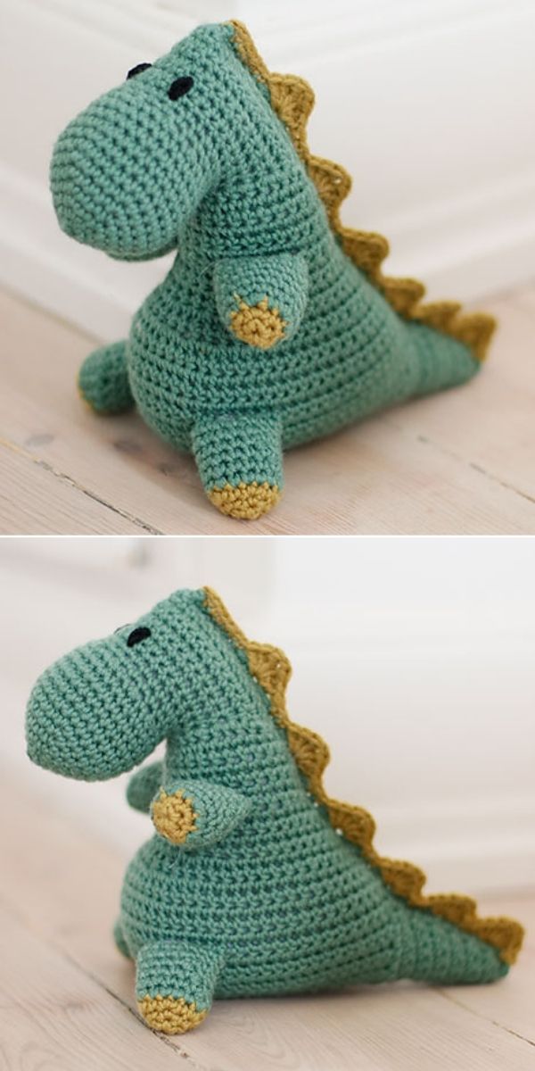 Easybeginner Crochet Dino Friend PATTERN