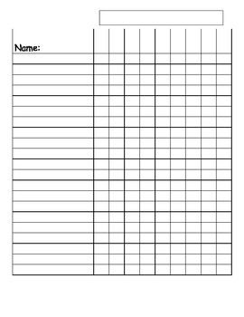 class rosters template