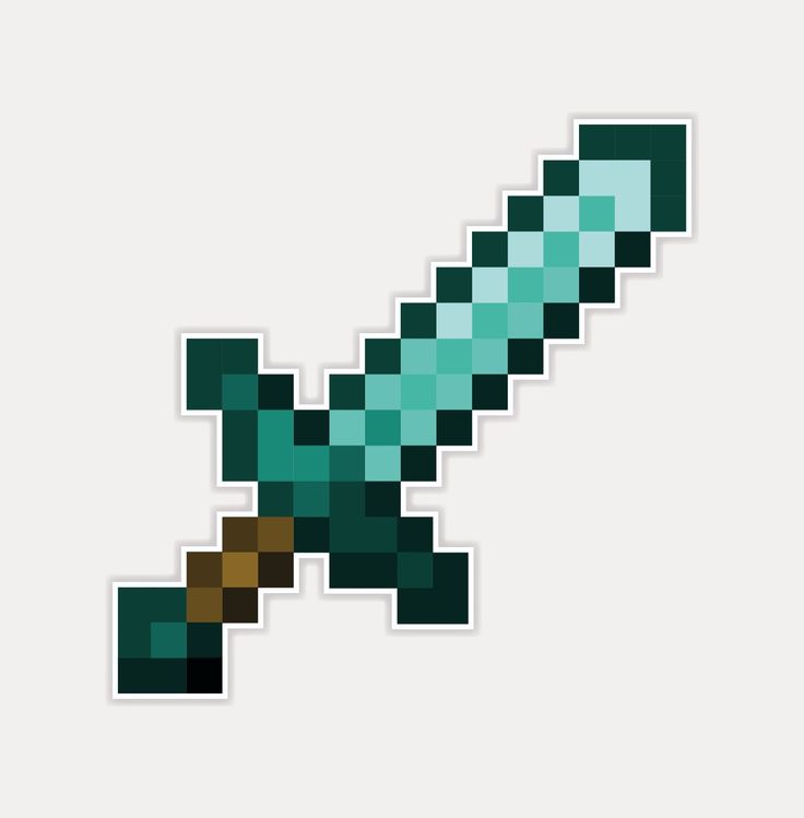 real life diamond sword Minecraft diamond sword