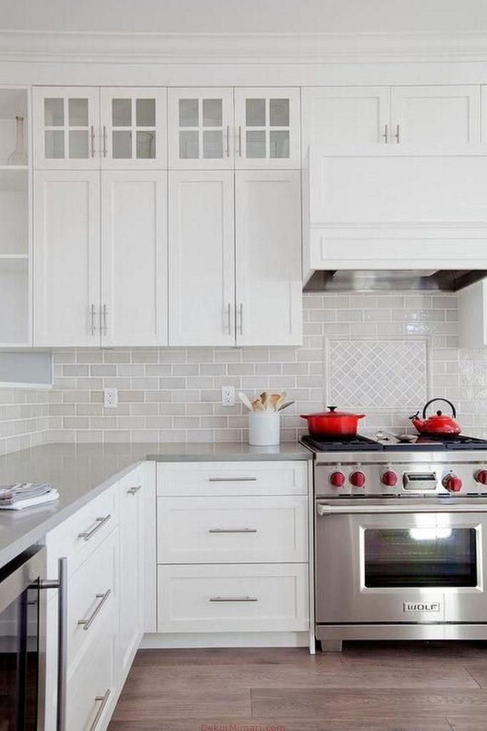 Love This Kitchen White Kitchen Cabinets Kitchen Cabinet Design