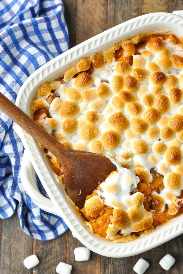 Sweet Potato Casserole with Marshmallows | Recipe | Sweet potato ...