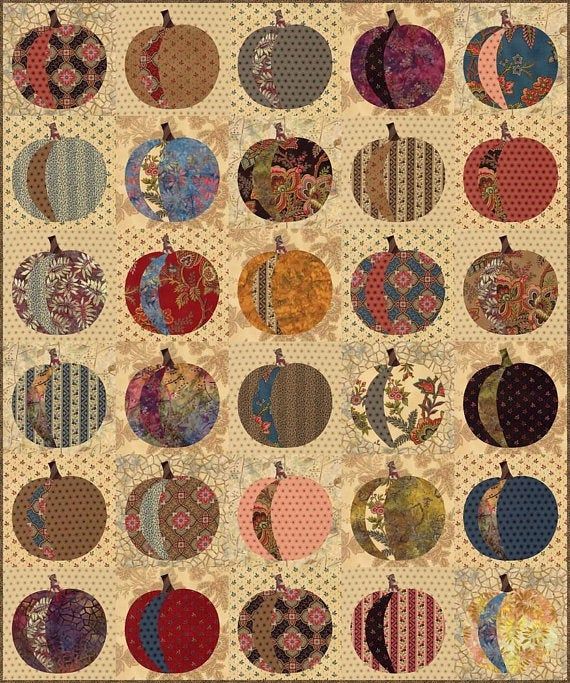 Country Harvest Quilt Pattern Pieced//Applique KD