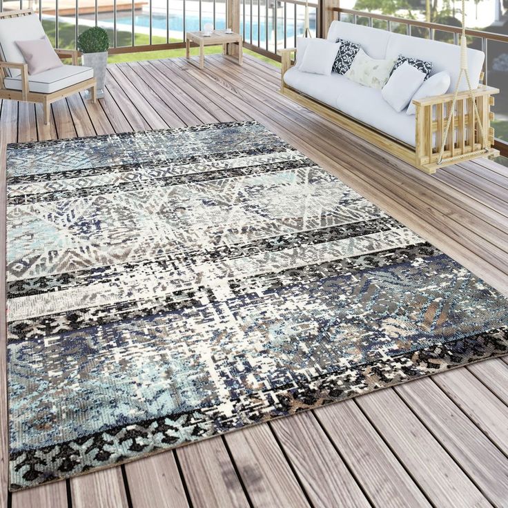 OutdoorTeppich Orientalisches Design Blau Beige Orientalisches design, Outdoor teppich, Teppich OutdoorTeppich Orientalisches Design Blau Beige Orientalisches design, Outdoor teppich, Teppich