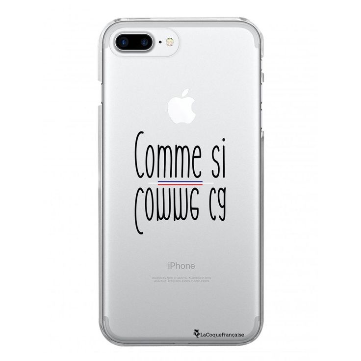 Coque Iphone 7 Plus / 8 Plus Rigide Transparente Comme Ci Comme Ca Ecriture Tend… Coque Iphone 7 Plus / 8 Plus Rigide Transparente Comme Ci Comme Ca Ecriture Tend…