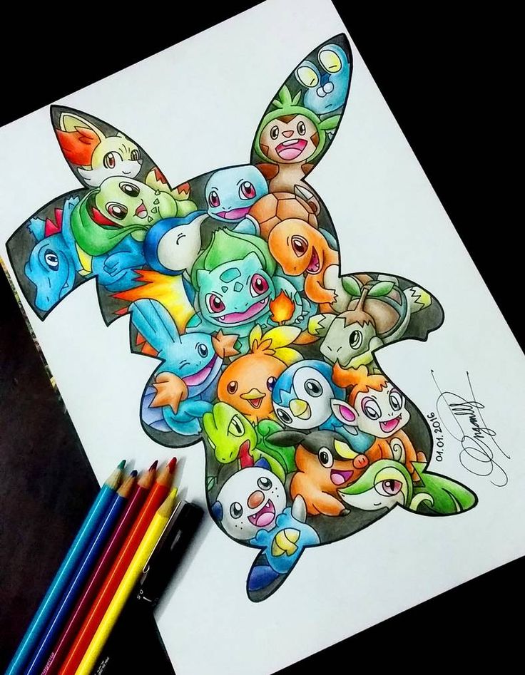 POKEMON STARTERS by Green4ever0108 on DeviantArt in 2020 Pokemon