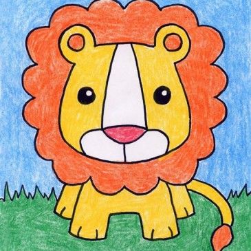 From art projects for kids · draw a baby lion From art projects for kids · draw a baby lion