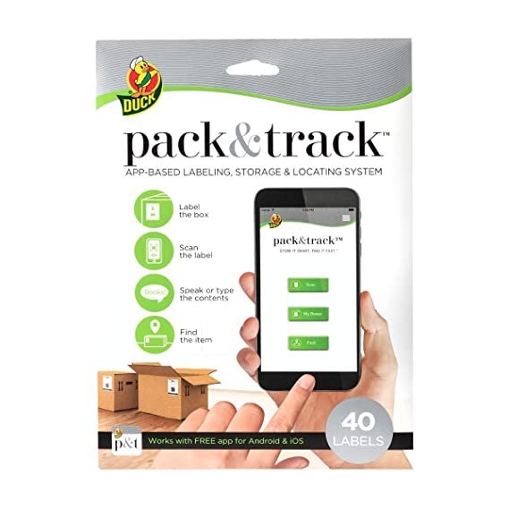 Amazon.com: Duck Pack & Track Scannable Storage Labels, White: Home & Kitchen in 2020 | Storage ...