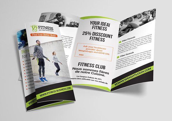 Sport Fitness Trifold Brochure @creativework247 Brochure Design - fitness brochure template Sport Fitness Trifold Brochure @creativework247 Brochure Design - fitness brochure template