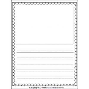 half page lined writing template writing templates