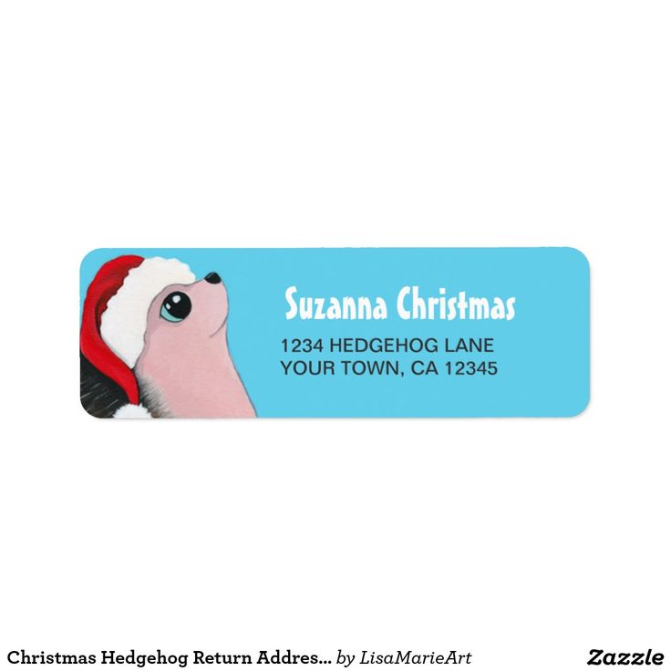 seasonal address labels