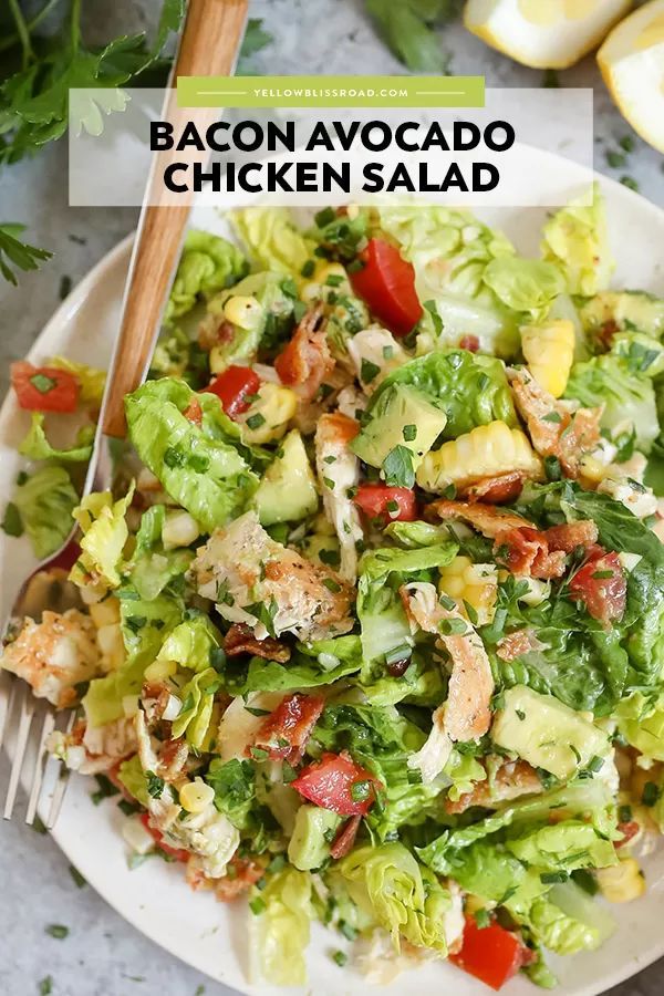 This Avocado Chicken Salad Recipe Has So Much Flavor It S Creamy