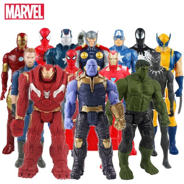 Marvel Toys The Avenger Endgame 30CM Super Hero Thor Captain Thanos Wolverine