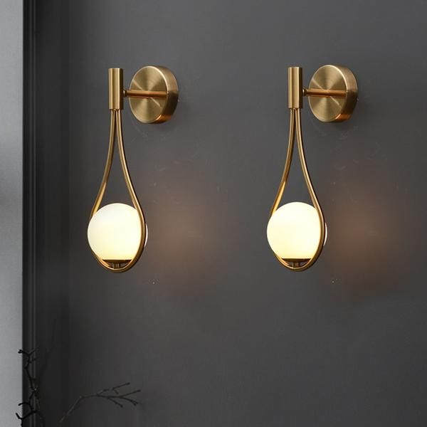 Nordic Personality Creative Metal Wall Lamp Modern Minimalist Model Wall Lamps Bedroom Metal Wall Lamp Wall Lamp