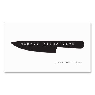 personal chef business cards