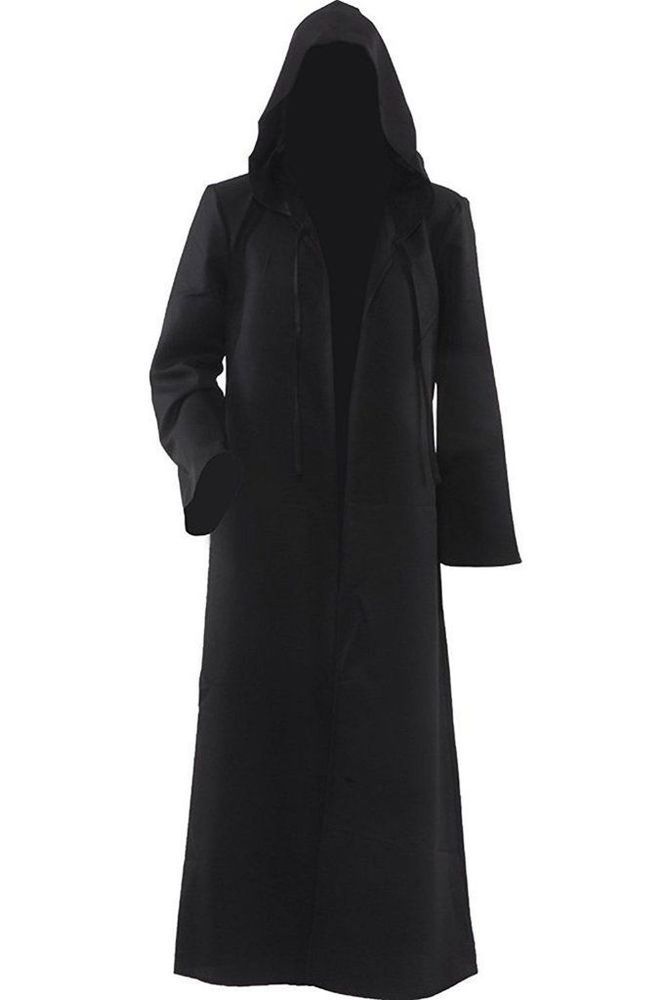 Men/'s Cloak Cosplay Cloak Winter Long Sleeve Costume Robe Solid Cape Long