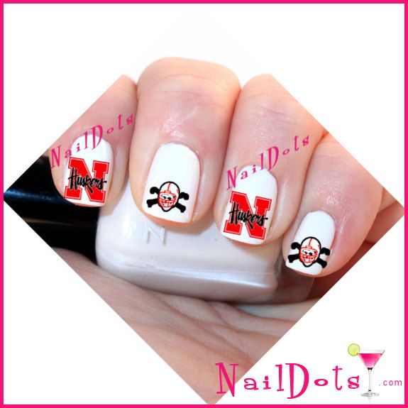 55 Best Huskers Images On Pinterest Nebraska Cornhuskers 40 University Of Nebraska Huskers Or By Naildots On Etsy 3 00