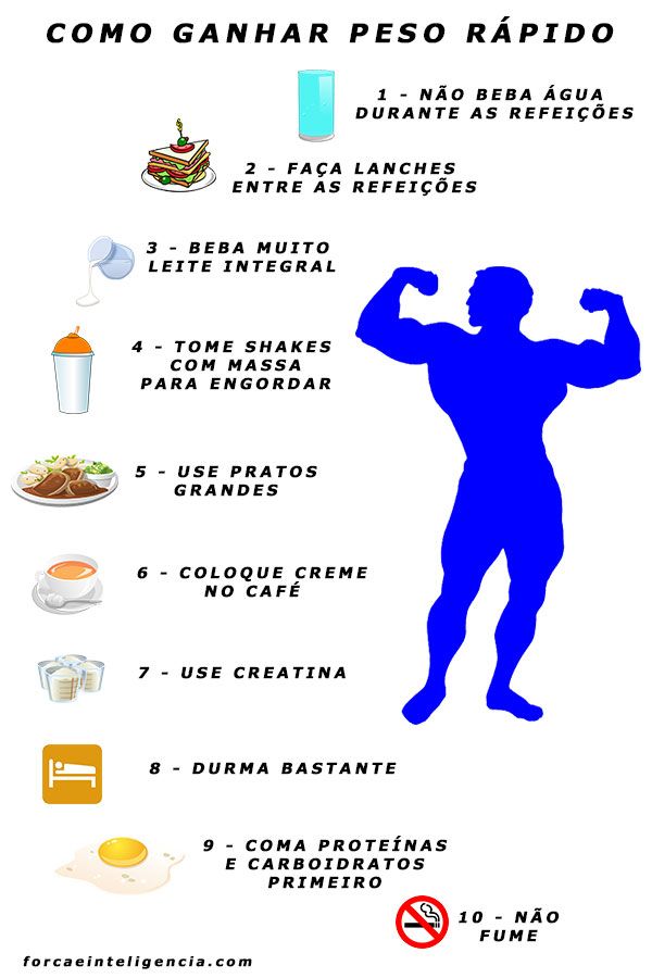 dieta para engordar