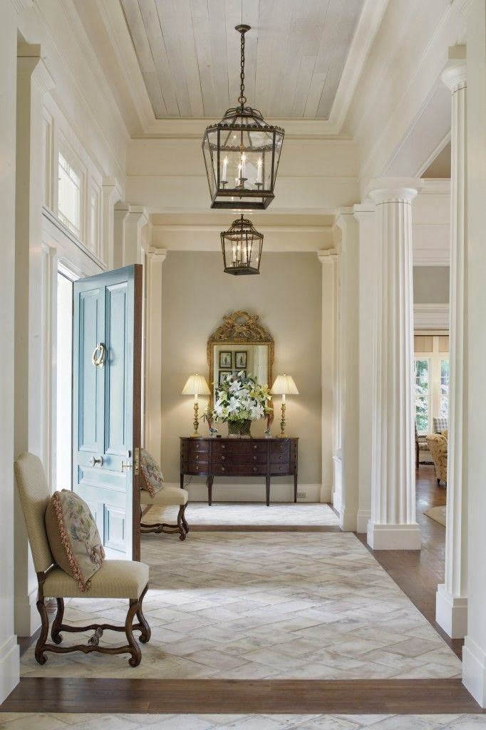 389 Best Decor Beauty In The Entry Images On Pinterest Entrance Elegant Neutral Entrance Ana Rosa Cream And White Home