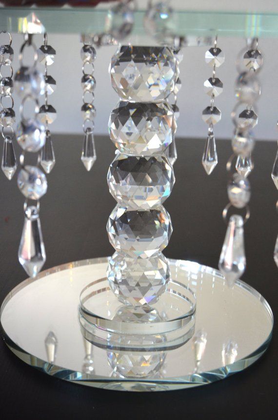 Soporte para pastel de bodas Crystal Decor Metal Cupcake Holder Crysta Soporte para pastel de bodas Crystal Decor Metal Cupcake Holder Crysta