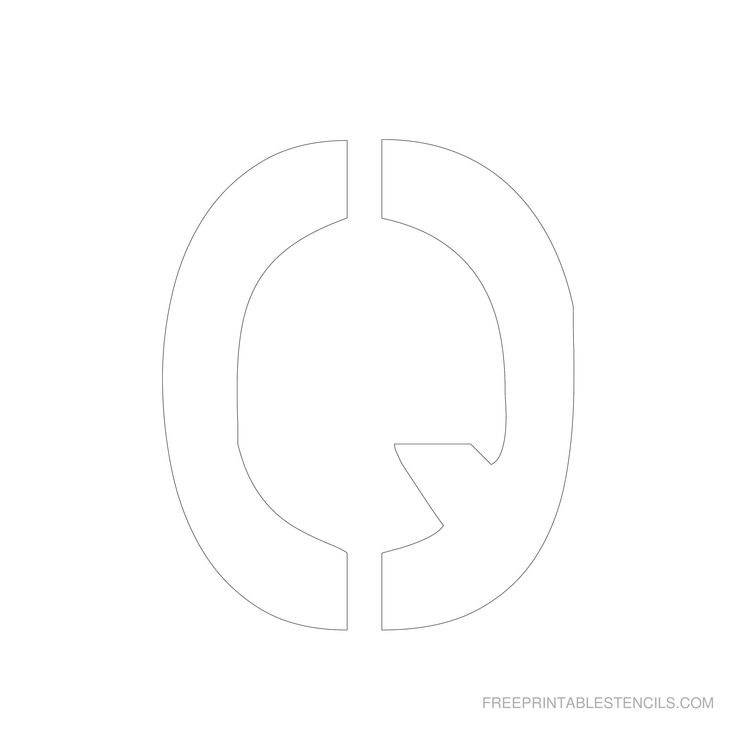 printable 6 inch letter stencil q letter stencils free stencils