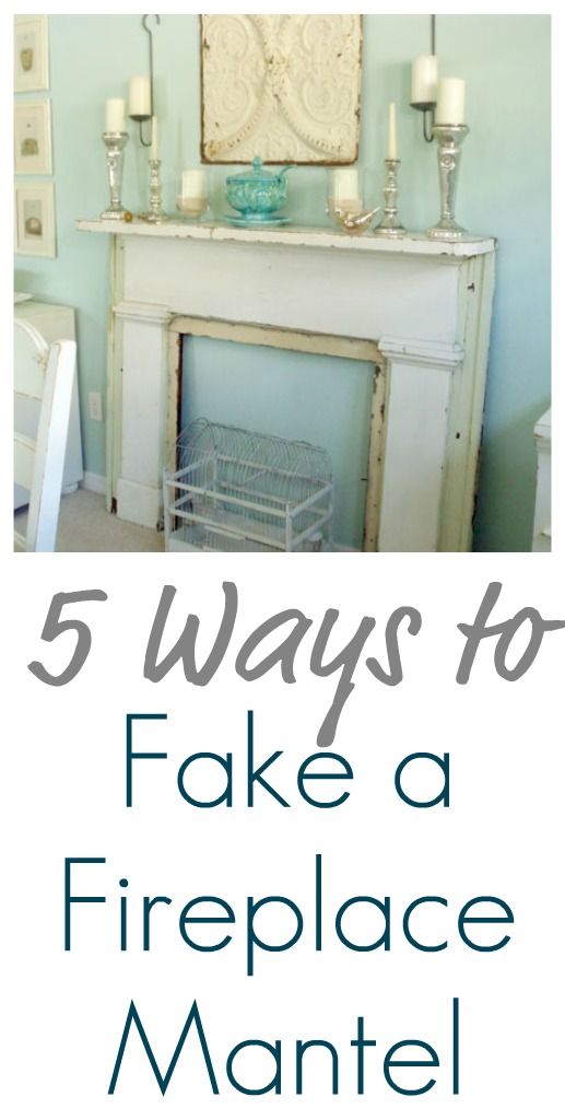 Best 25+ Fake mantle ideas on Pinterest | Fake fireplace mantel Fake fireplace mantles and Faux mantle