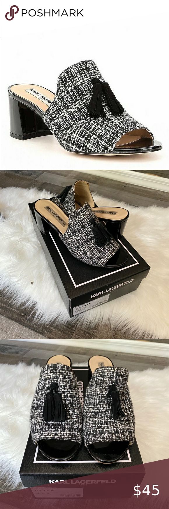 Karl lagerfeld deals hettie mules