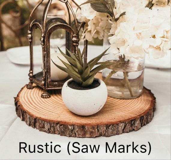 Set Of 10 12 Inch Wood Slices Wedding Centerpieces Wood Centerpieces Wood Slabs Wood Log Slices Centerpiece Wood Slab Rustic Wedding Decor Wood Slices Wedding Rustic Wedding Centerpieces Wedding Table Decorations