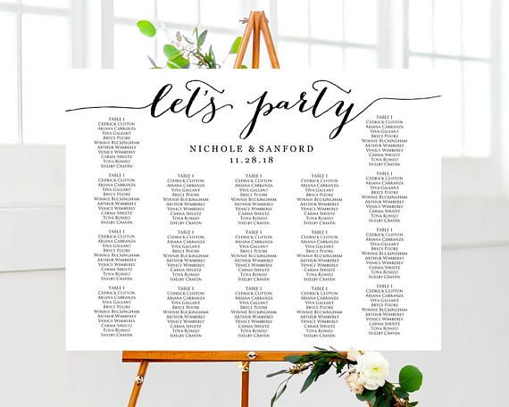 party seating charts