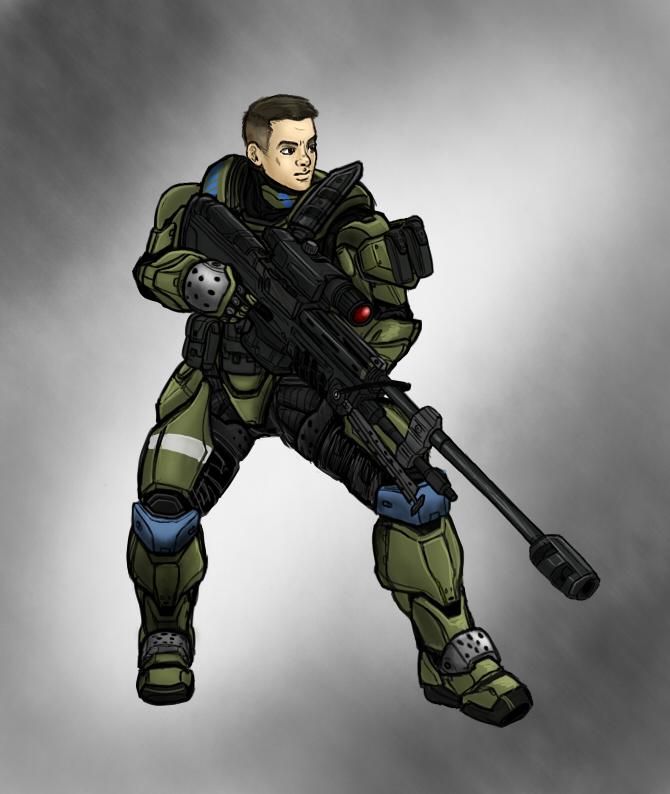 Omega Team Spartan II Robert 025 Halo Reach by