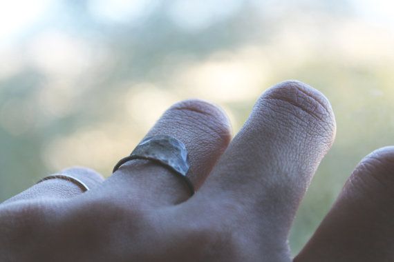 Rise Shield Sterling Silver Half Circle Shield by foxandthefawn | Shield ring